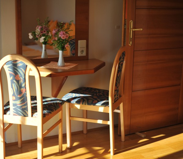 Detailaufnahme Hotelzimmer in Niedernfritz, Salzburger Land